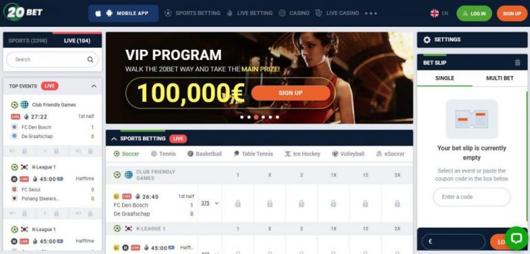 20bet es legal en españa