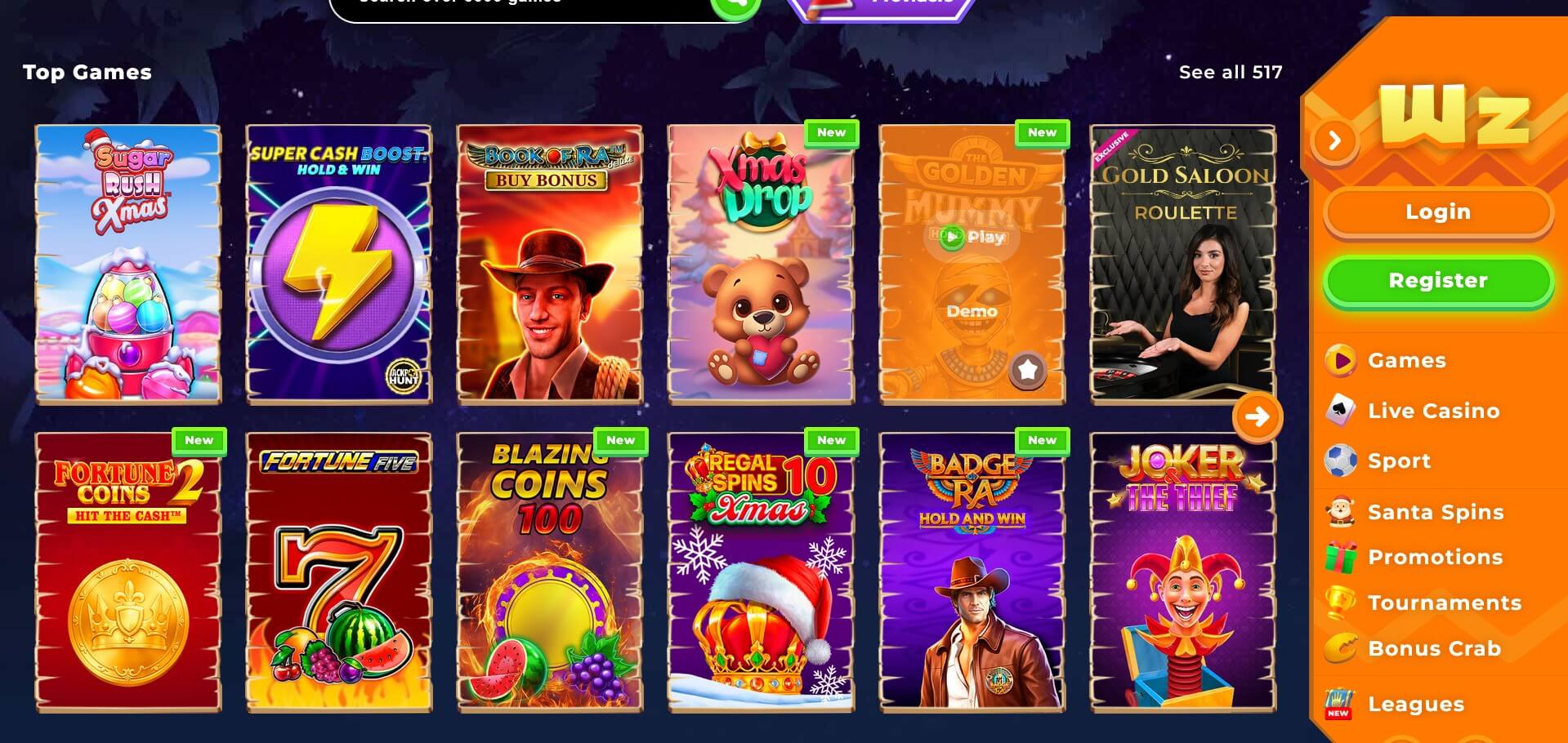 Казино Вазамба