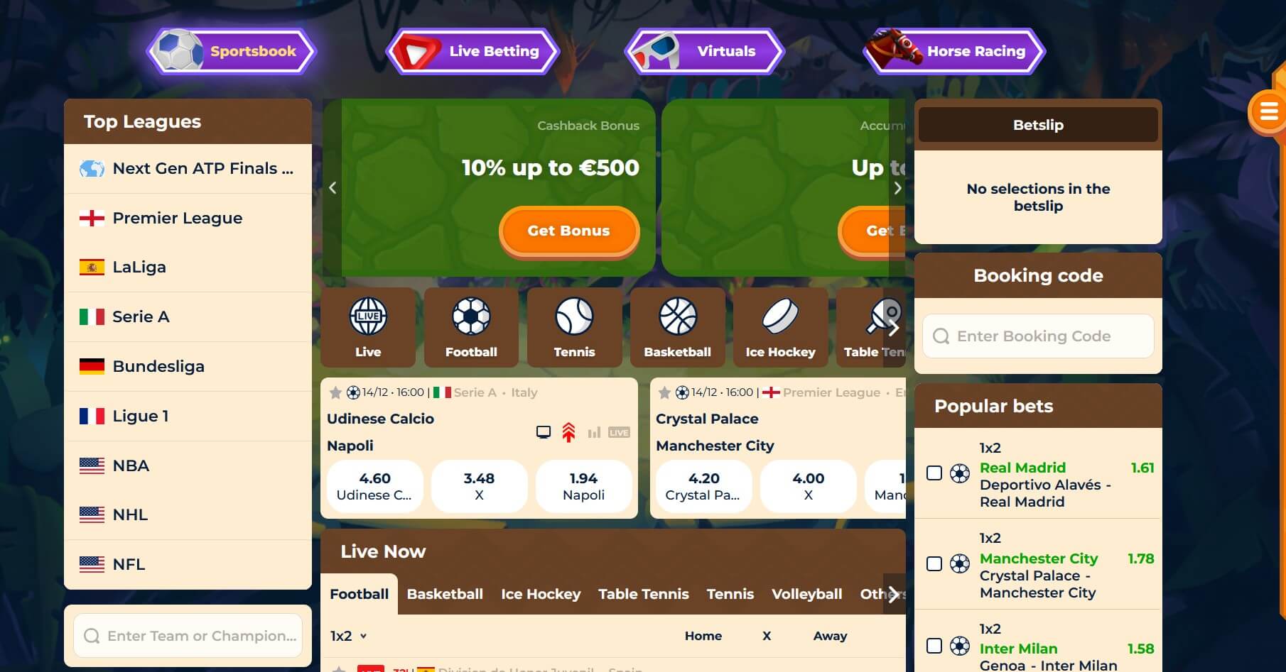 Спортивні ставки на Вазамба