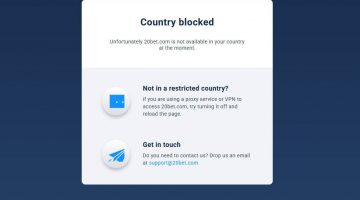 Блокировка сайта 20 бет