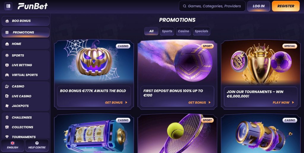 Бонусы Фанбет