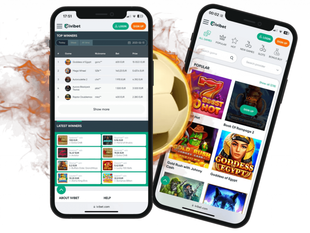 Приложение Ivibet для Android