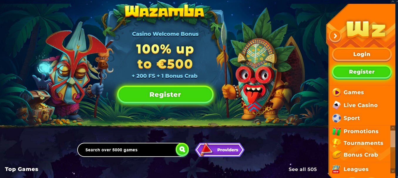 Официальный сайт Вазамба