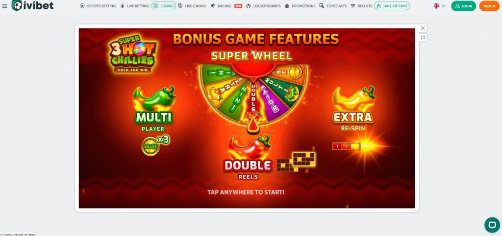 Слоты на Ивибет