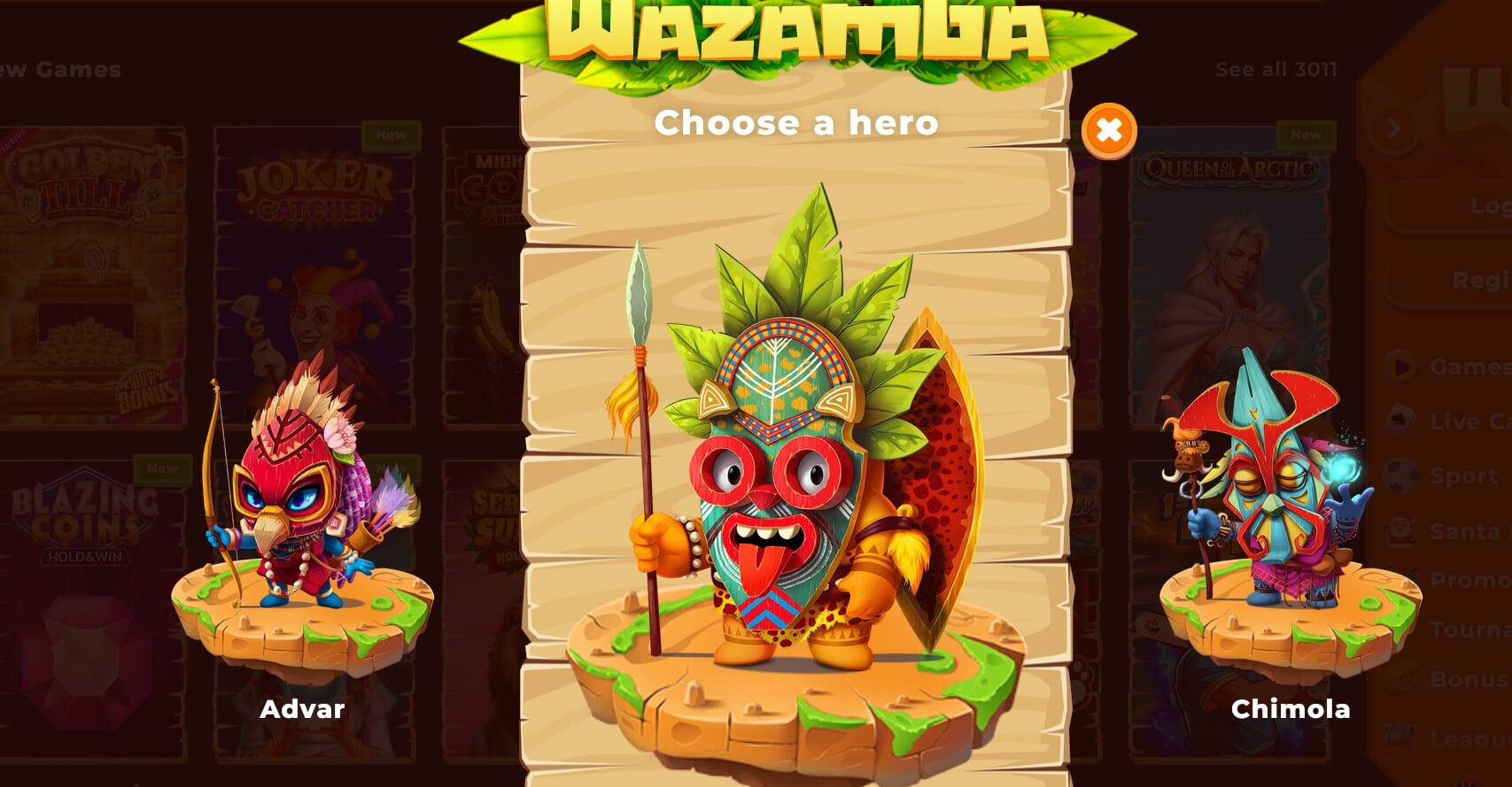 Игры на Вазамба