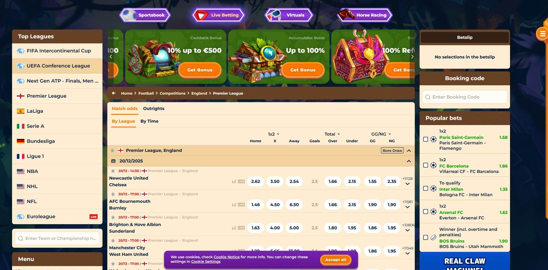 Лайв-ставки на Вазамба